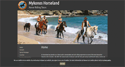 Desktop Screenshot of mykonoshorse.com