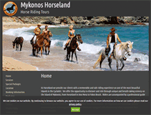 Tablet Screenshot of mykonoshorse.com